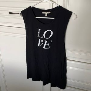 Express OneEleven ‘LOVE’ Muscle Tank